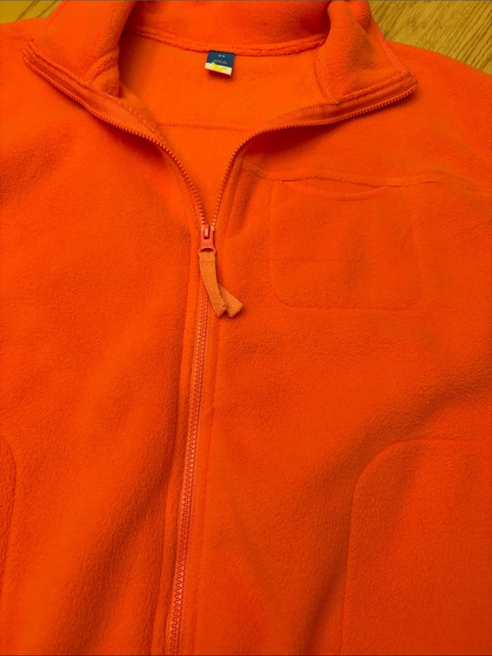 Gap Coral Fleece Vest zipper w/side pockets - size XS